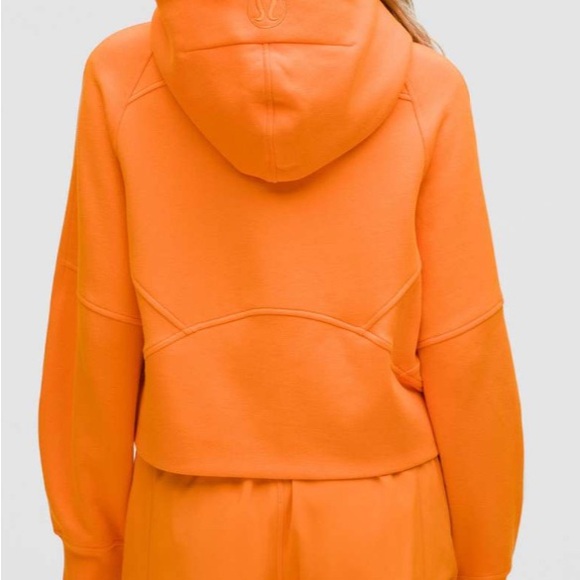 Lit Orange -Size M/L-Lululemon Oversized FULL ZIP SCUBA - Picture 4 of 6